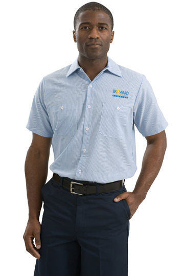 Used Standard MicroCheck Work Shirt - Short Sleeve – Walt's Used Workwear